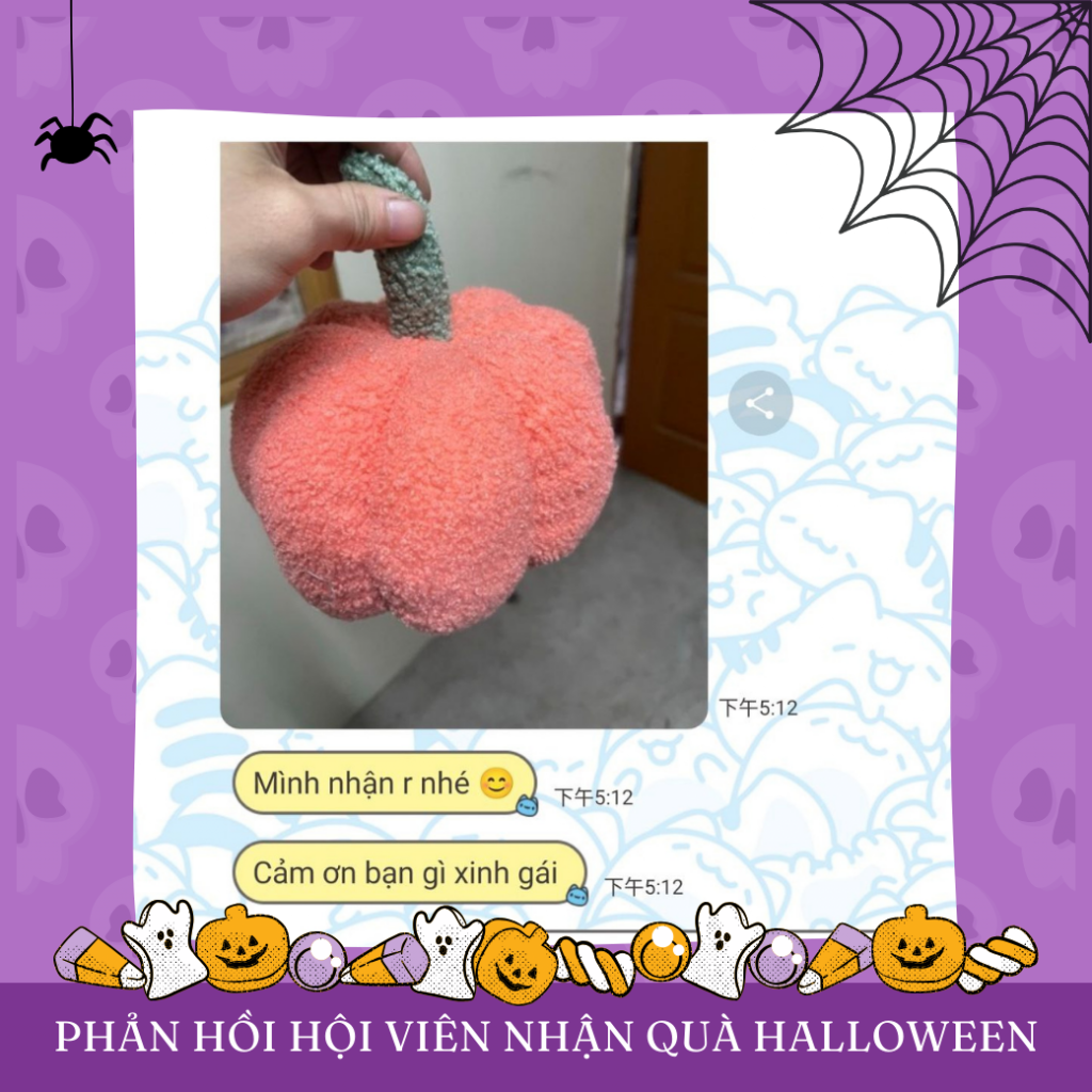 Phản hồi hội viên nhận quà halloween V888 Đài Loan